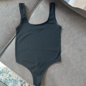 Goldie Black Bodysuit